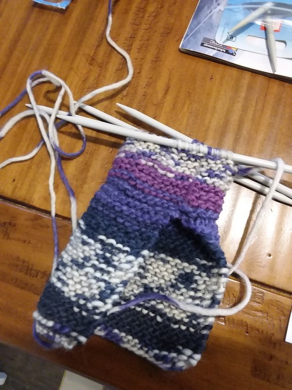 Knitting and felting: One Step Felt Boots