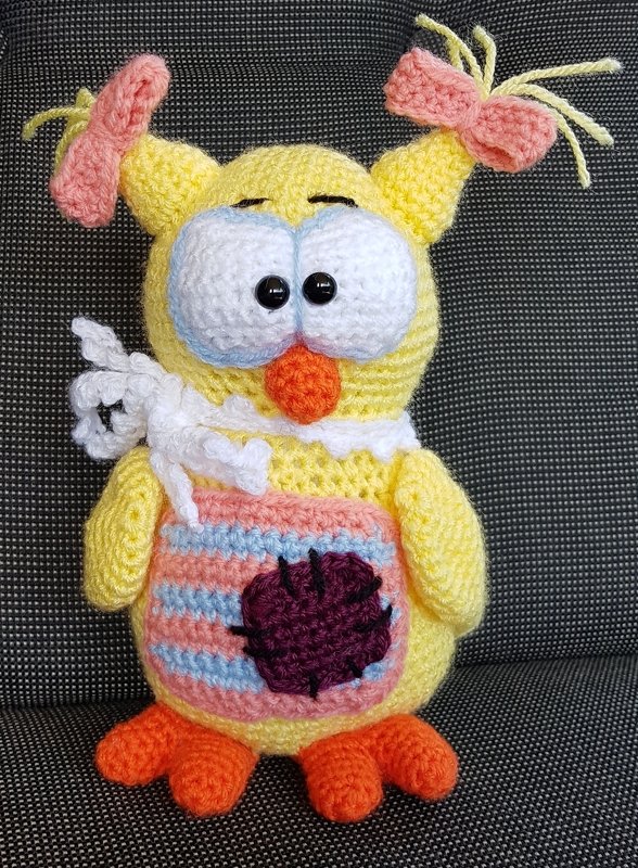 Eulen Mama und Babys - Häkelanleitung von Diana´s kleiner Häkelshop