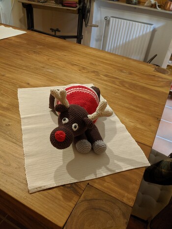 Nachtrag zu meiner Bewertung, so ist mein Elch geworden. Ich find ihn gelungen