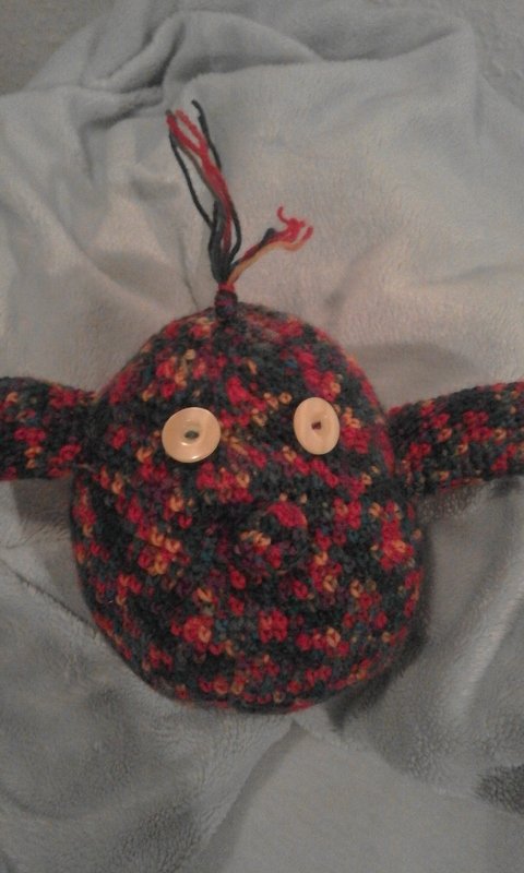 Häkelanleitung, Maxi das Knuddel Monster