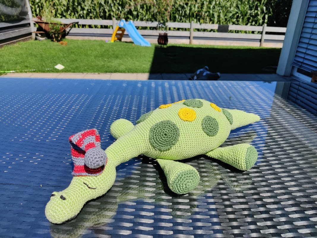 Häkelanleitung "Schlummerdino" Amigurumi, Kuscheltier