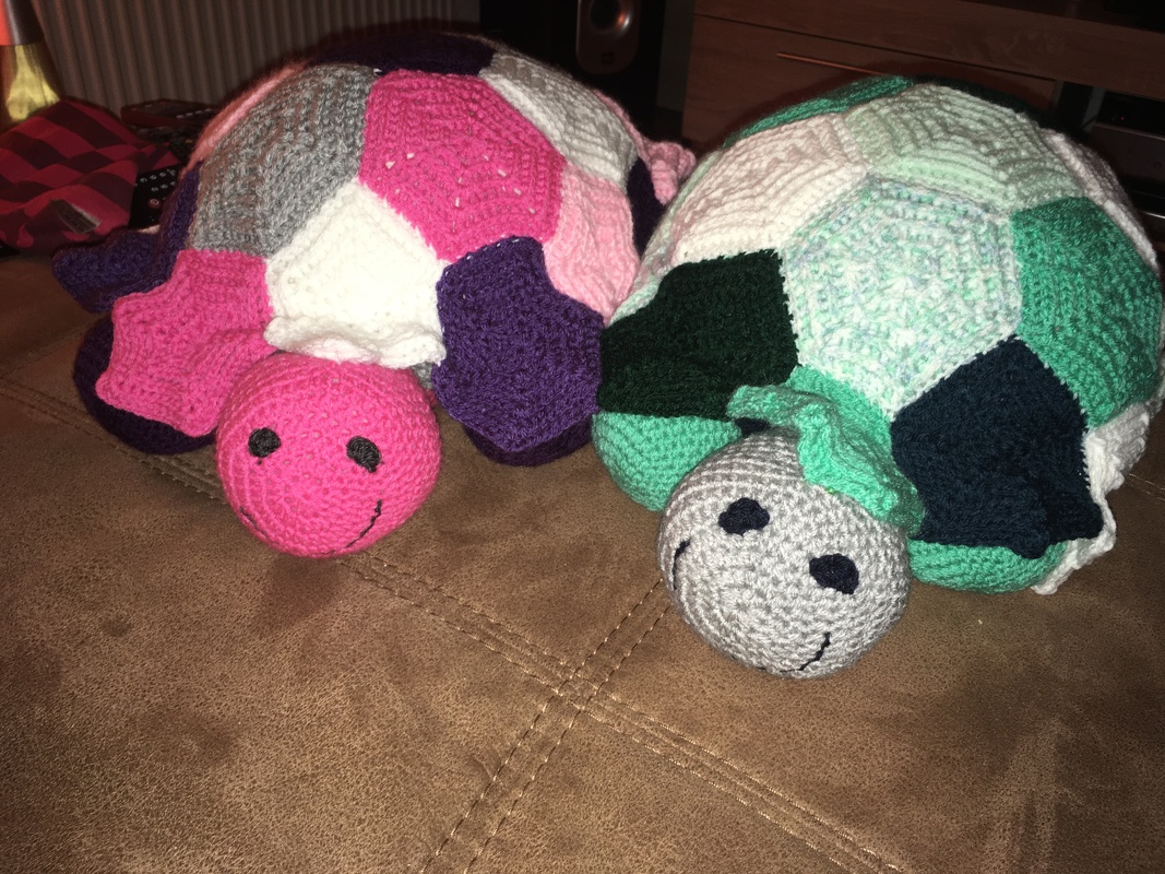 Schildkröte &quot;Zeitreise&quot; Häkeln