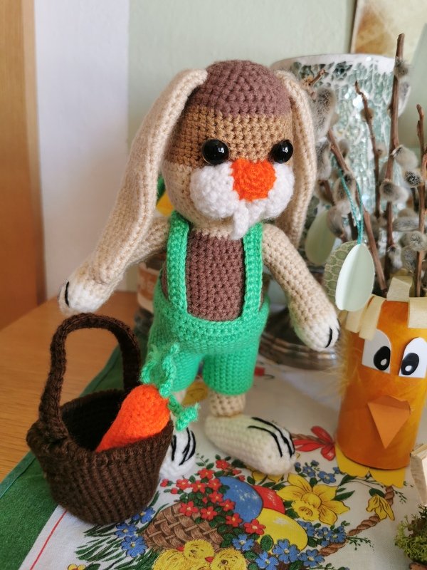 Häkelanleitung Hasenpaar