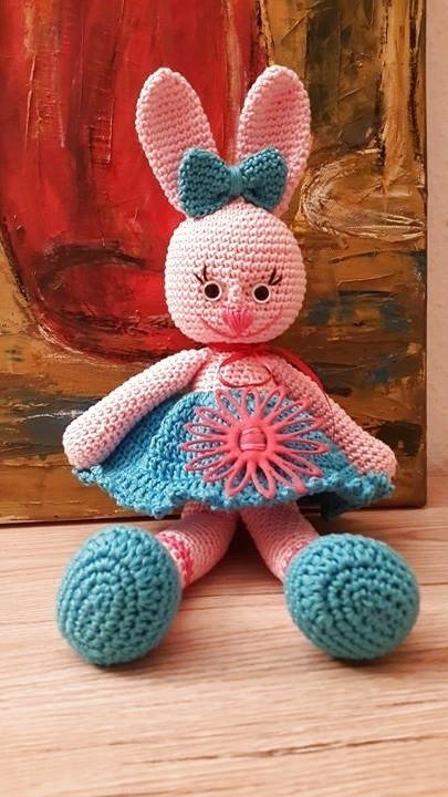 Häkelanleitung, Hasenmädchen ALMILA