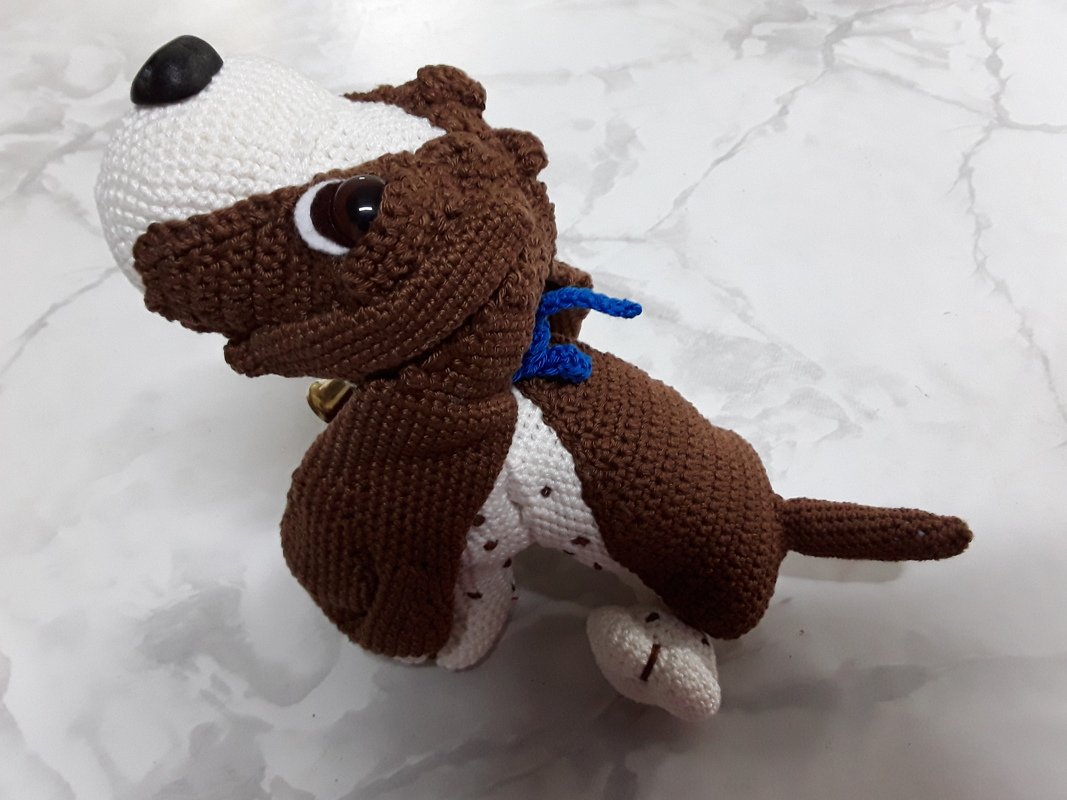 Bruno - Valentinstags Hund Häkelanleitung Amigurumi