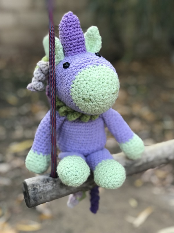 Einhorn Aurora Häkelanleitung