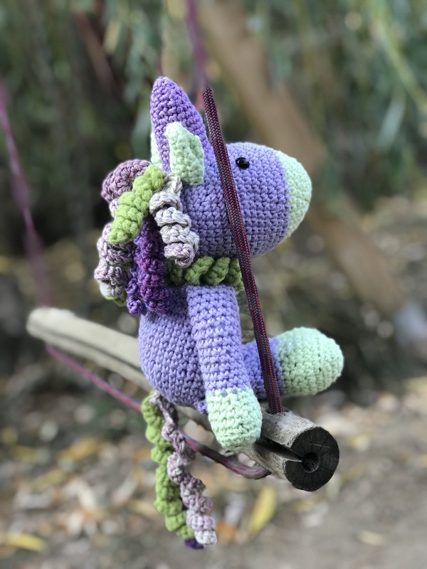 Einhorn Aurora Häkelanleitung