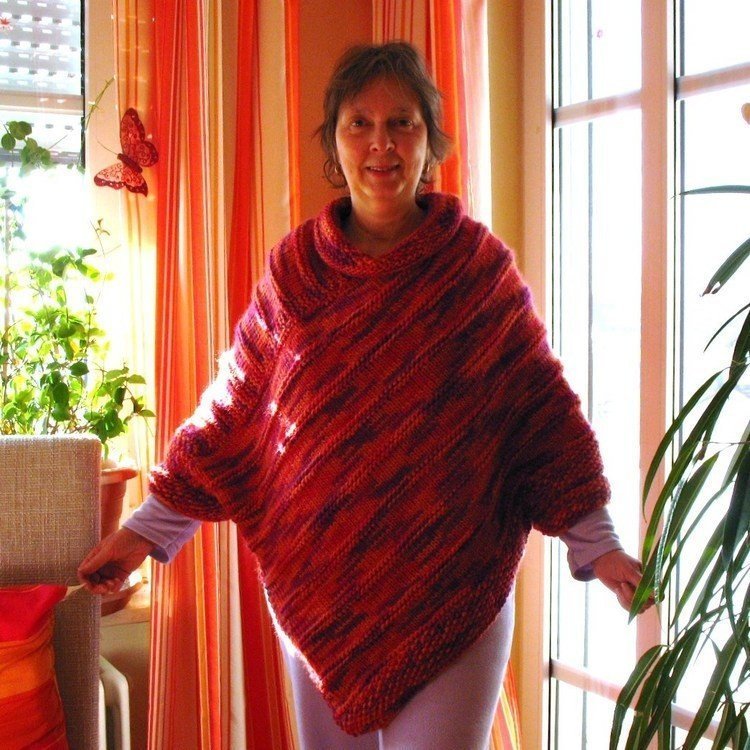 Poncho aus Indian Summer (Wolke Hegenbarth) stricken