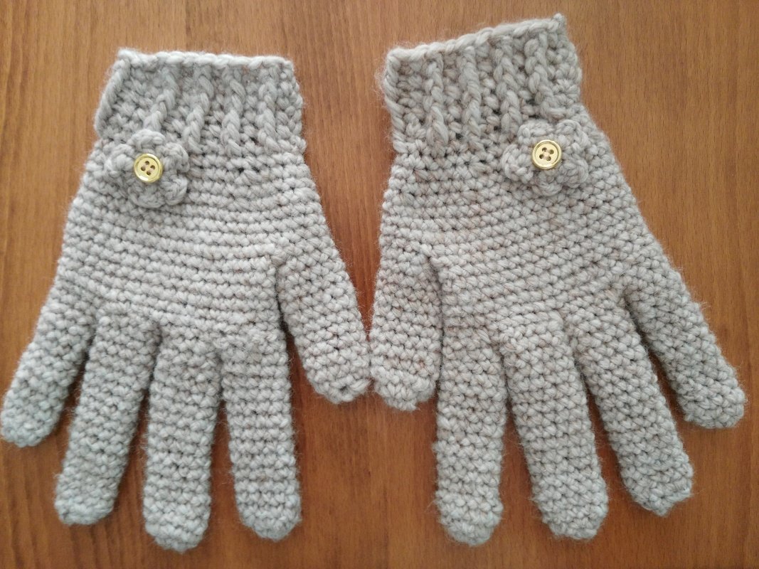 Häkelanleitung "Handschuhe"