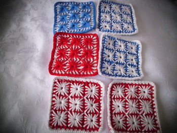 sehr schöne Anleitung ich habe Topflappen und Untersetzer für Tassen und Gläsergemacht