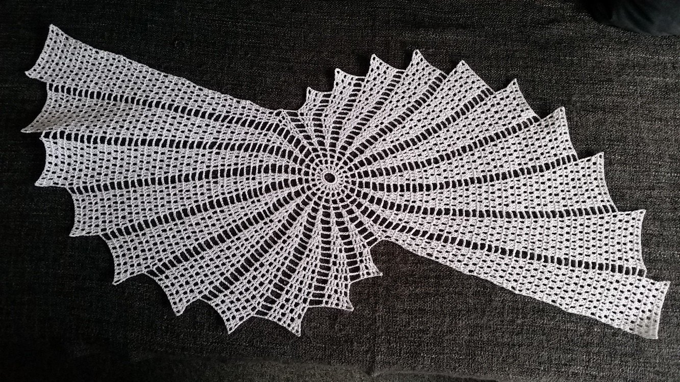 Crochet pattern Fächer