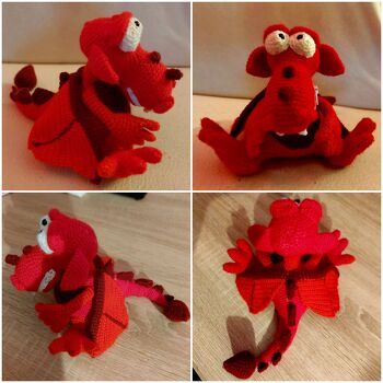 Roter Drache Sorgenfresser