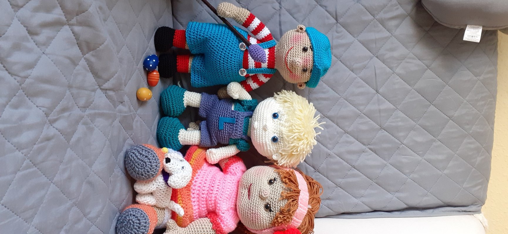 Häkelanleitung &quot; Basti hilft dem Osterhasen &quot;