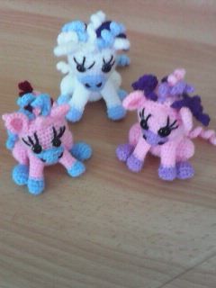 kleines Einhorn Pinkipie Häkelanleitung