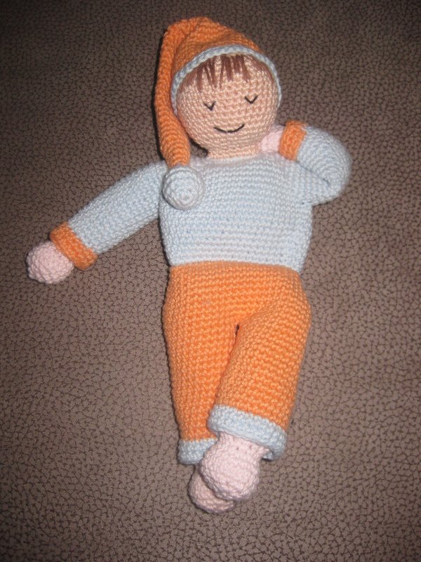 Häkelanleitung - Schmusepüppchen 'Babys erster Freund'