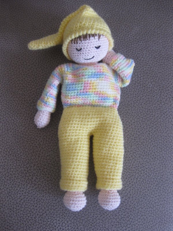 Häkelanleitung - Schmusepüppchen 'Babys erster Freund'