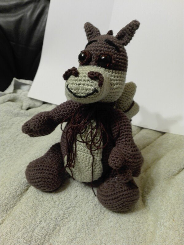 Kostenlose Häkelanleitung Amigurumi Drache