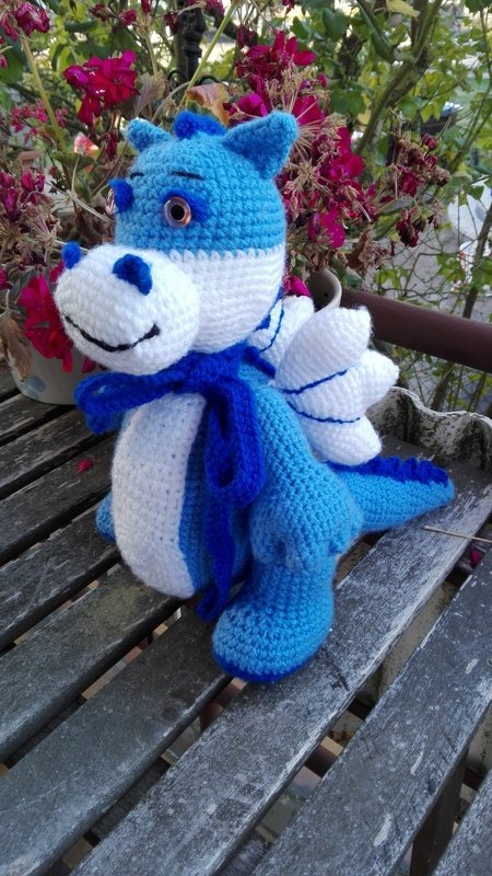 Kostenlose Häkelanleitung Amigurumi Drache