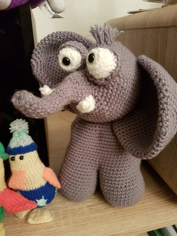 Häkelanleitung Elefant