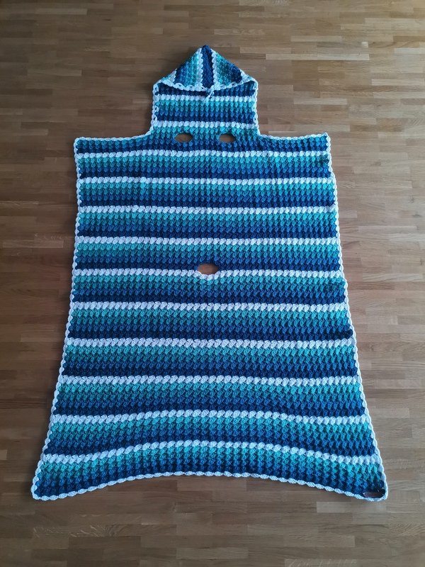 Einschlagdecke, Babydecke- Häkelanleitung von Wolldiamant