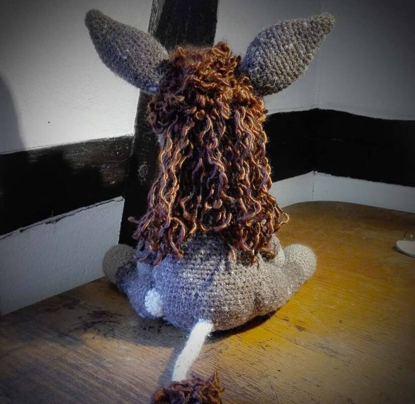 Pablo, der Rocker-Esel, Häkelanleitung