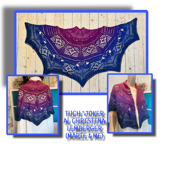 Die Anleitung war etwas schwierig (siehe ausführliche Bewertung) aber das Tuch ist schön geworden.