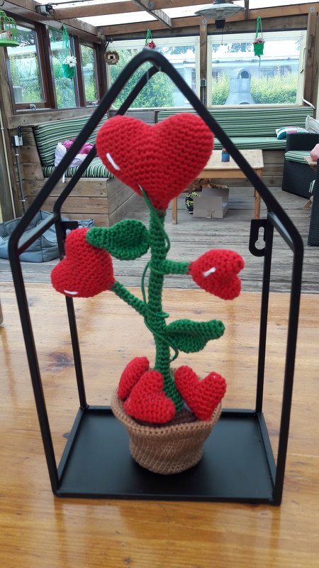 Herzblümchen -- Häkelanleitung von Haekelkeks®