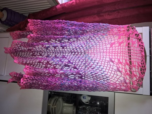 Häkelanleitung Dreieckstuch, Lacetuch, Spitzentuch Fuego