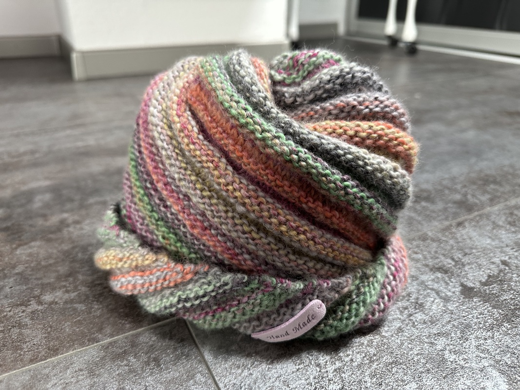 Strickanleitung Wirbel-Beanie, Spiralmütze für Erwachsene   #133