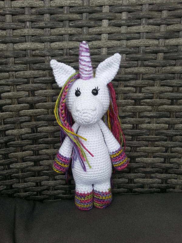 Häkelanleitung - Einhorn Emily