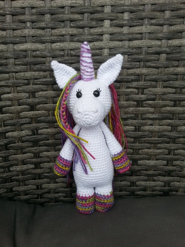 Häkelanleitung - Einhorn Emily