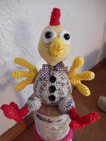 Darf ich meinen Fridolin vorstellen?
Gut nachzuarbeiten, da die Anleitung ausführlich und sehr gut beschrieben und bebildert ist.
Da es 