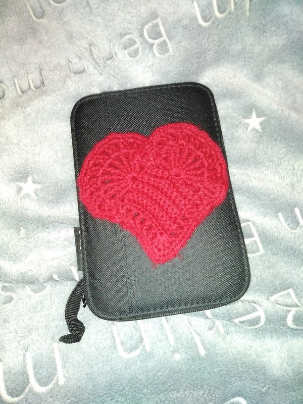 geripptes Herz - Häkelanleitung