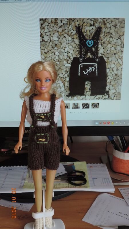 Strickanleitung Lederhose Gr. 56 - 80