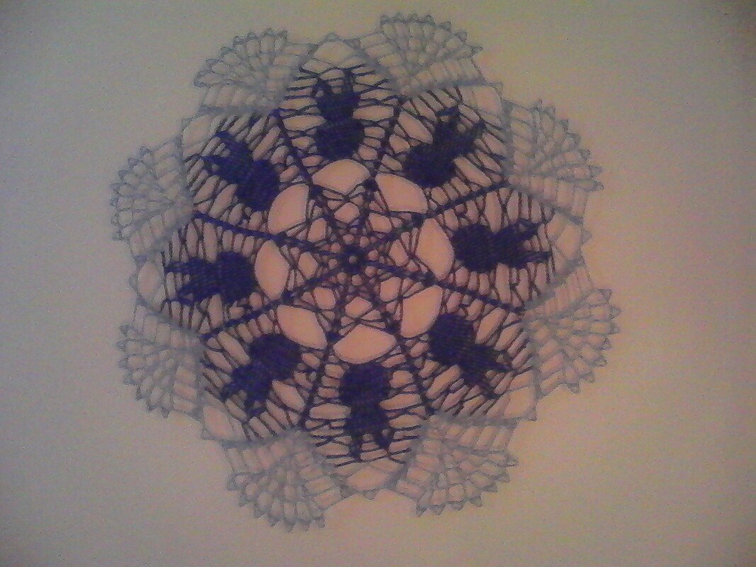 Häkelanleitung Deckchen Osterhasen 