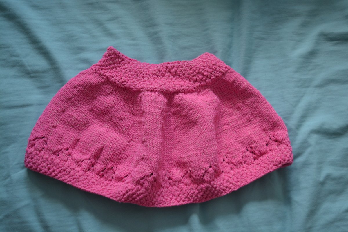 Baby-Röckchen oder Dekolleté-Wärmer - 1 Anleitung mit 2 Funktionen