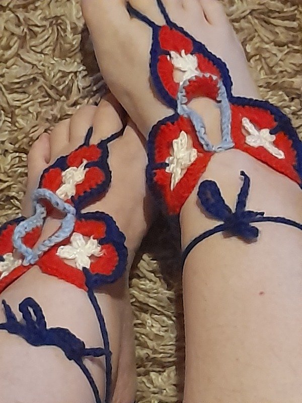 Fussbikini oder auch Barfusssandale „Michaela“