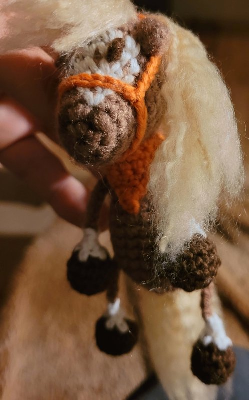 Häkelanleitung für kleines Pony, Pferdchen als Schlüsselanhänger