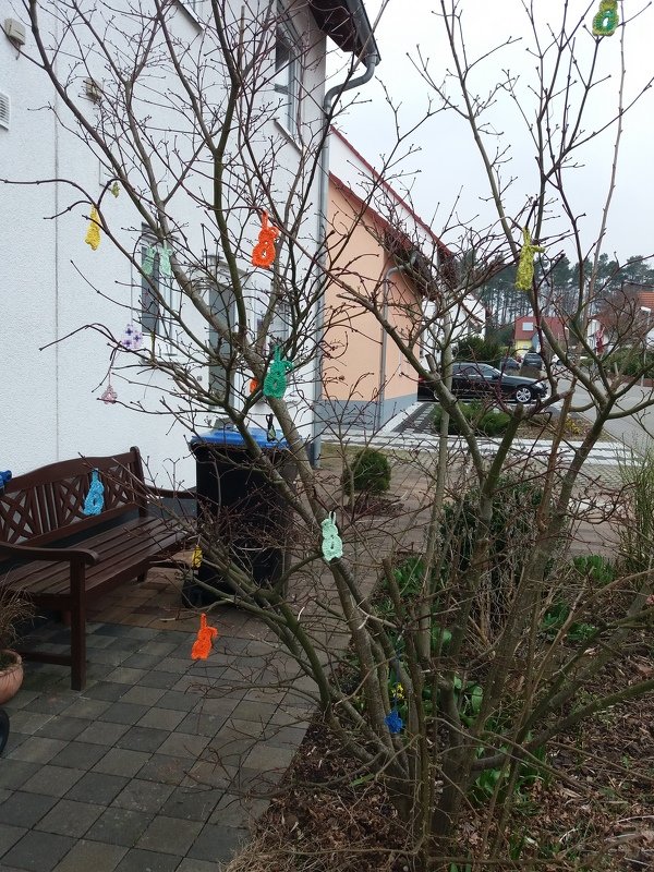 Häkelanleitung Anhänger "Osterhasi"