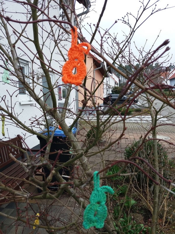 Häkelanleitung Anhänger "Osterhasi"