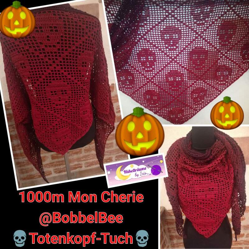 Motivtuch Totenkopf Dreiecktuch