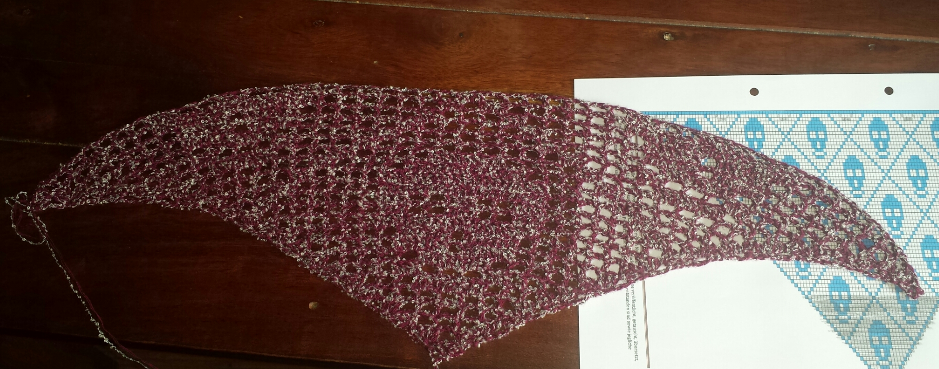 Motivtuch Totenkopf Dreiecktuch