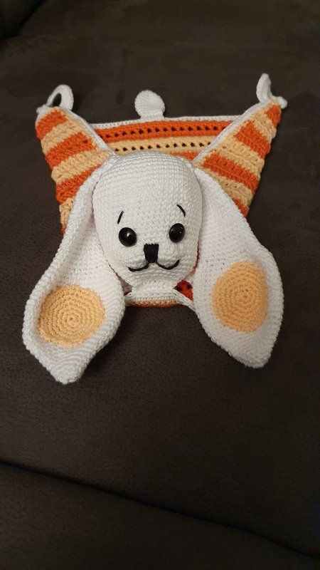 Schnuffeltuch Hase V2 - Häkelanleitung