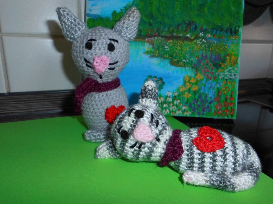 Mini Kätzchen Häkelanleitung