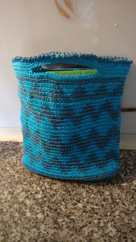 Häkelanleitung - Tapestry-Täschchen