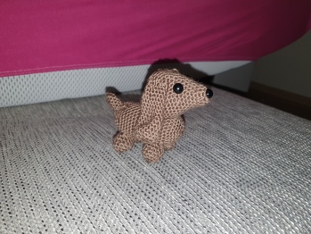 Der Dackel war eine sehr große Freude zu Ostern für meinen Schwiegerpapa. Dankeschön. :)