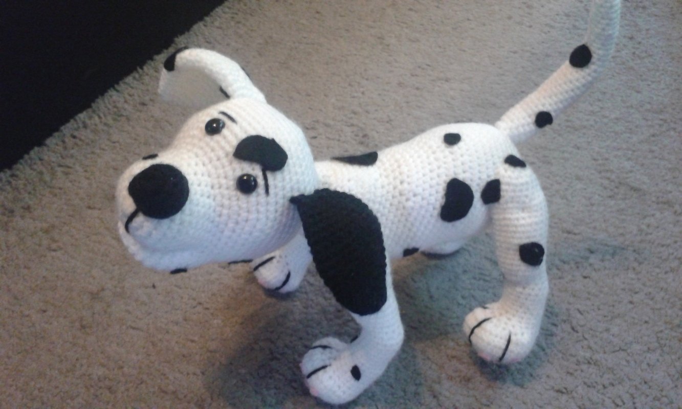Diego, der Dalmatiner, Häkelanleitung