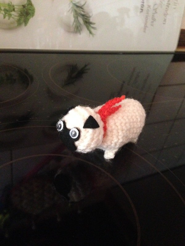 Anleitung Schlüsselanhänger Mops