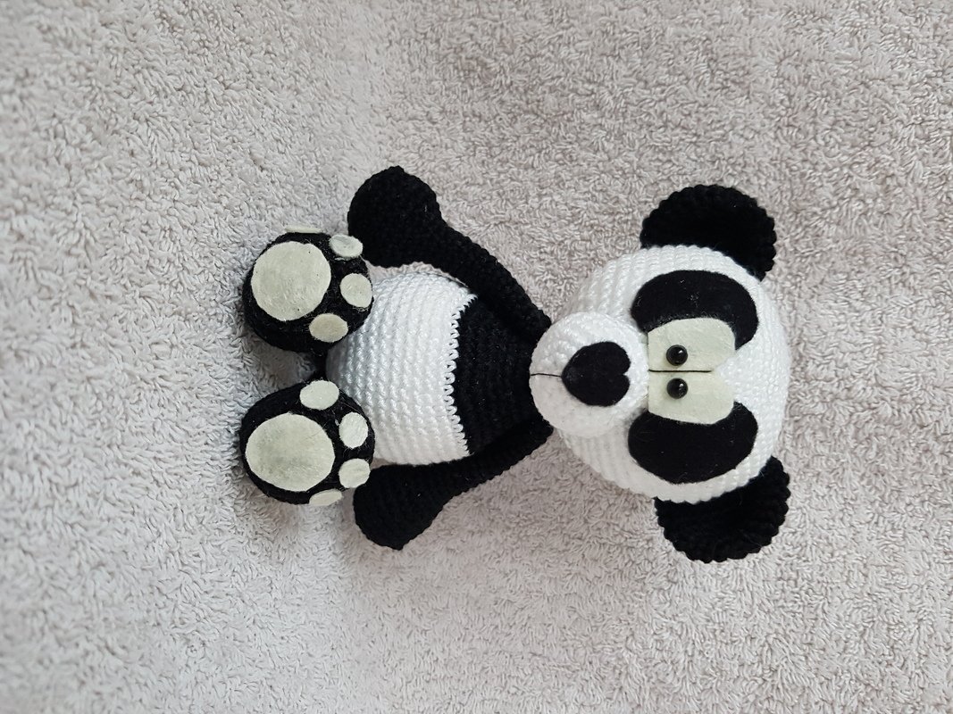 Häkelanleitung: Panda Anouk