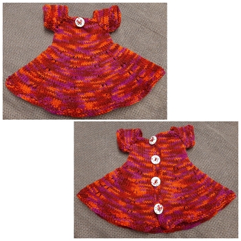 Die Anleitung war sehr gut beschrieben, ich fand es sehr einfach nachzustricken. Habe nur unten die Zacken nicht gehäkelt, sondern 3 Runden Perlmuster gestrickt, allerdings wellt es sich nach oben. Aber sonst denke ich freut sich die beschenkte kleine Maus.